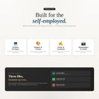 Built for the self-employed: freelancers, designers, writers and photographers