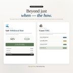 Beyond when to how: safe withdrawal rates and Coast FIRE calculations