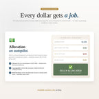 Every dollar gets a job: paycheck allocation across essentials, savings and debt