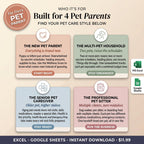 Built for four pet parents: new parent, multi-pet household, senior caregiver, professional sitter