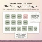 The seating chart engine that auto-fills names by table number across table types