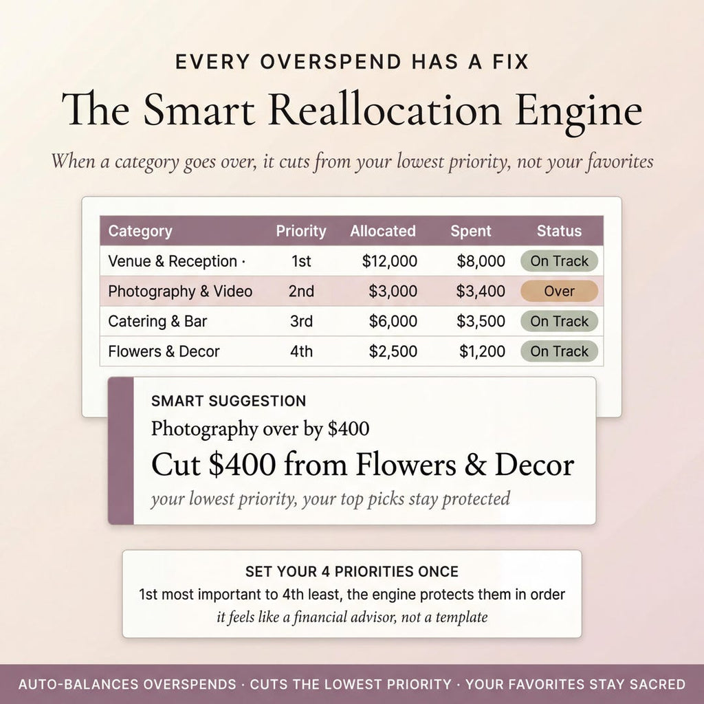 The smart reallocation engine balancing budget categories when overspending occurs