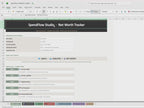 Net Worth Tracker Spreadsheet | Excel Google Sheets Financial Planner