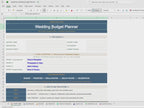 Wedding Budget Planner, Excel Google Sheets, Bridal Savings Forecaster (Digital Download)