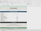 FIRE Tracker Calculator | Financial Independence, Retire Early, Net Worth (Excel, Google Sheets)