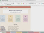 Pet Care Planner Pro, Health Records, Budget, Vaccination Tracker (Digital Download)