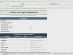 House Hunting Spreadsheet | Home Comparison Tracker, Match Score Engine (Excel Tool)